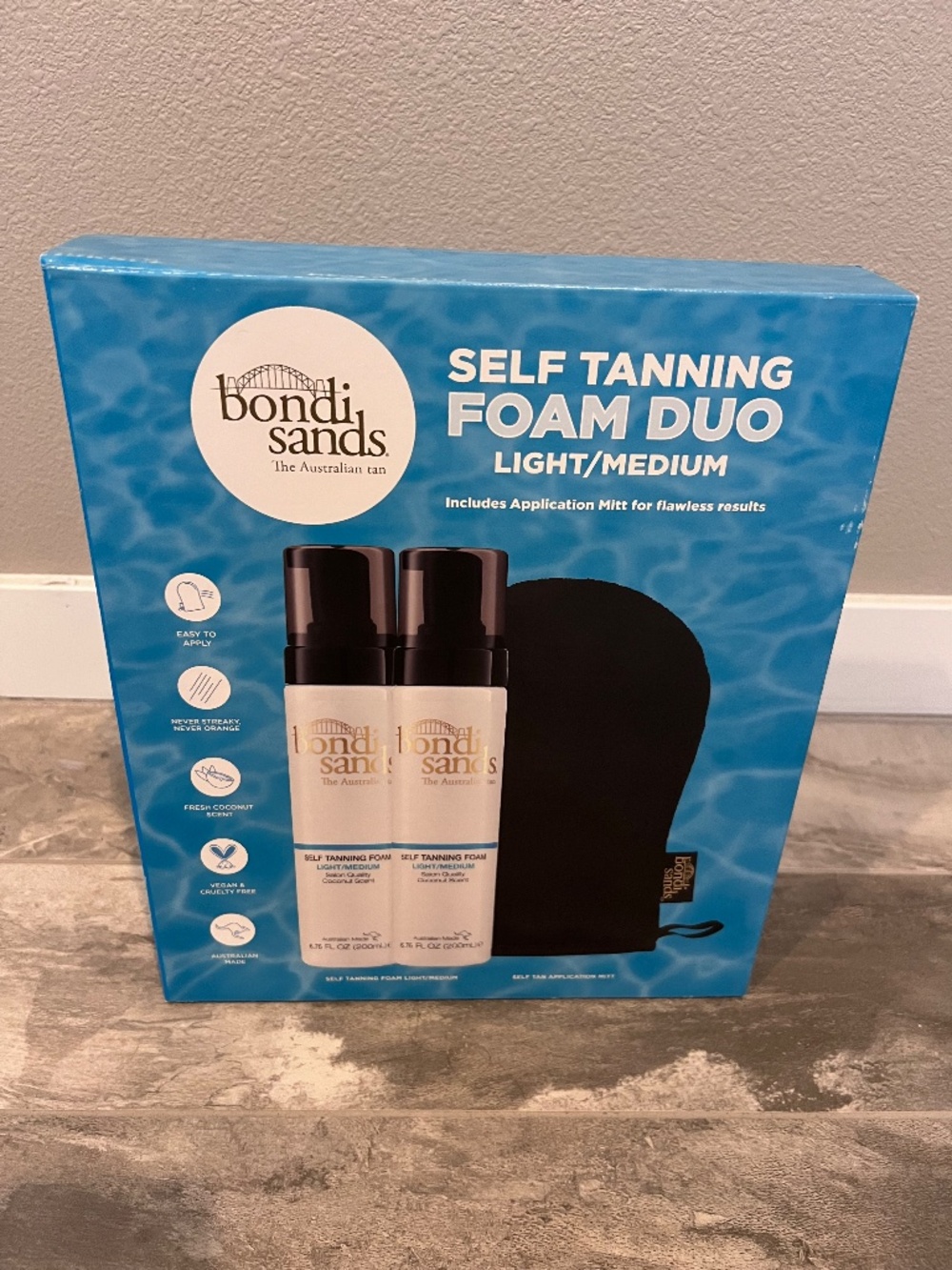 Bondi Sands Self-Tanning Foam Duo - Light/Medium - Box Never Opened